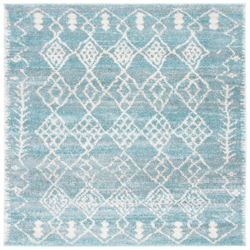 Emberly Performance Southwestern Rug, Square 6'7"
