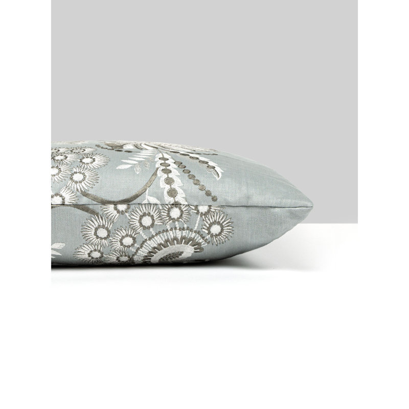 Annelise Embroidery Pillow, Skylight/Floral