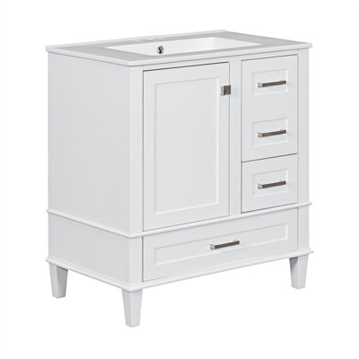 Ensemble de meuble-lavabo moderne avec lavabo