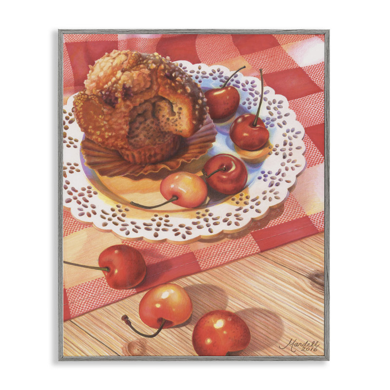 Art champêtre et muffins par Mardell Schuster, Estampe numérique Farmhouse, H 20 po x l 16 po