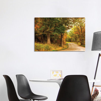 Autumn's First Day by Andy Amos - Wrapped Canvas Print