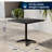 Amadea Square Aluminum Dining Table and 4 Slat Back Chairs Set-1688283694-1688283856