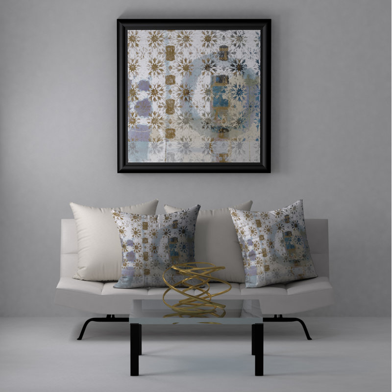 Housse de coussin carrée tombante et insert, 24" X 24"