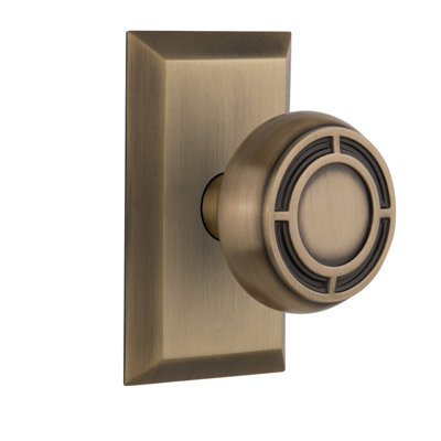 Studio Plate with Mission Door Knob