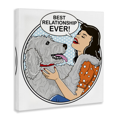 Art mural "Best Relation Dog" par Dog Is Good