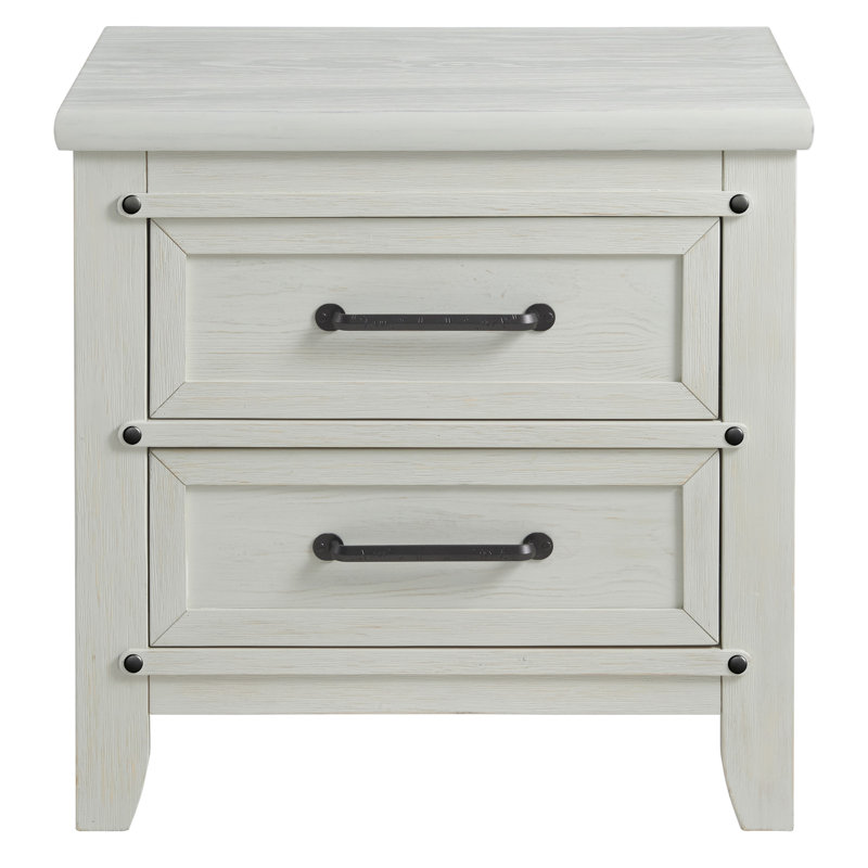Ellison Nightstand, Rustic White
