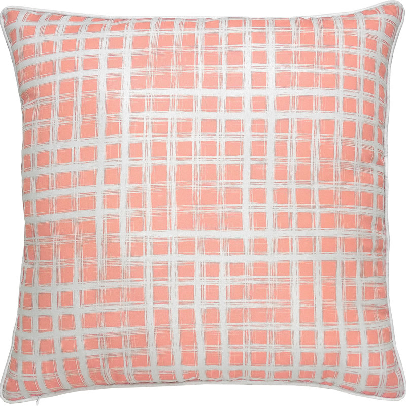 Morane Plaid Outdoor Throw Pillow