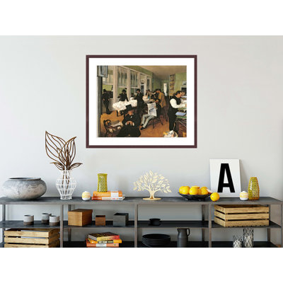 La cotonnade de la Nouvelle-Orléans par Edgar Degas, impression giclée encadrée