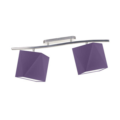 Muro Fabric Semi Flush Mount