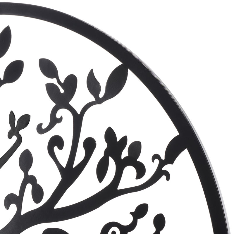 Décoration murale arbre de vie Akhaï, Dos plat, H 31,5 po x l 31,5 po x P 0,25 po