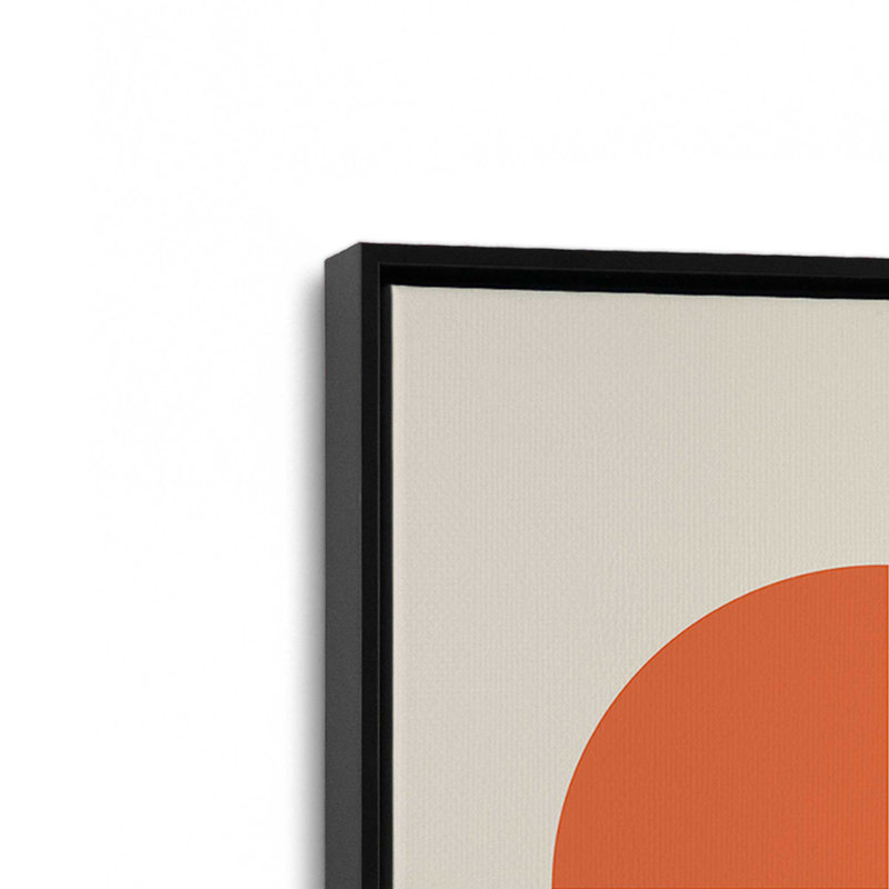 Impression sur toile Bauhaus Pop, H 48,75 po x l 32,75 po, Noir satiné