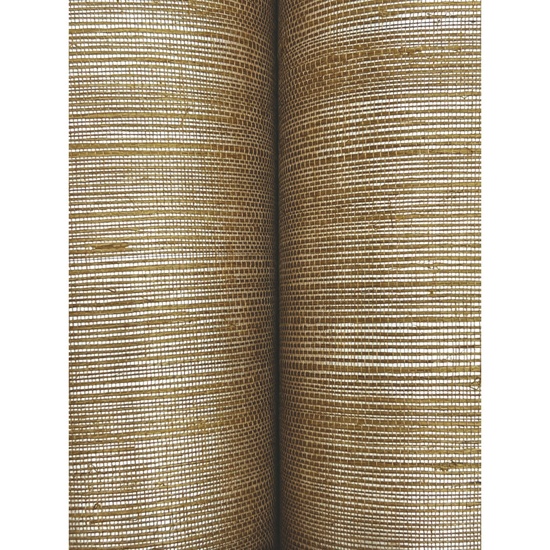 Papier peint raphia, Orange