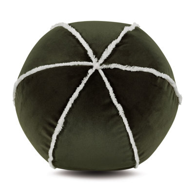 Holiday Traditional Circular Pillow Cover & Insert
