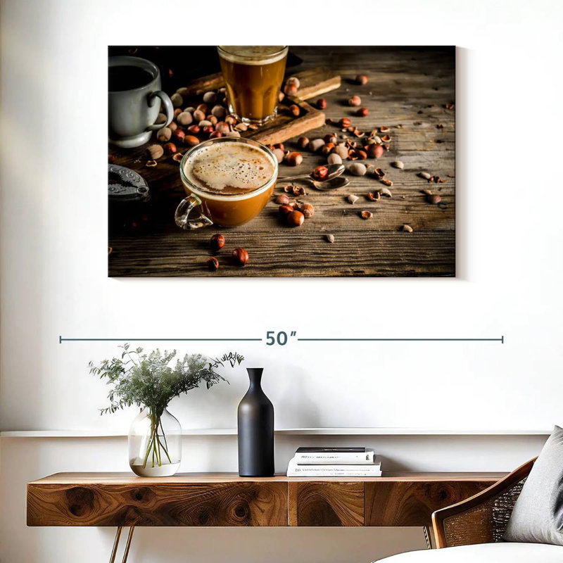 Yarlin Brewed Hazelnut Coffee, 26" H x 39" W