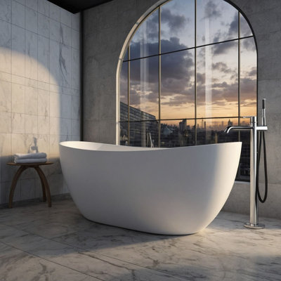 1800mm x 850mm Freestanding Stone Bathtub