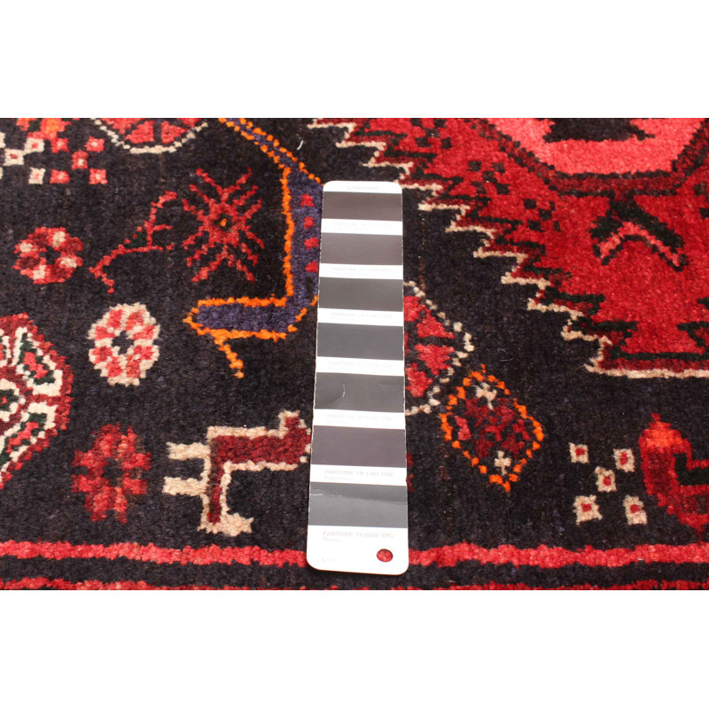 Tapis noir Konya Anatolian 4 pi 6 po x 7 pi 2 po
