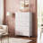 Cecilla 10 Drawer Dresser For Bedroom, Tall White Dresser For Storage With Woonden, Sturdy Frame, Chest Of Drawers For Living Room, Closet, Hallway-1095801654