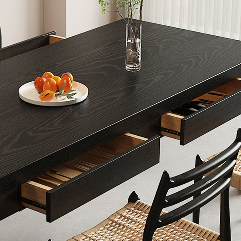 Table de salle à manger, L 35,43 po x L 86,61 po