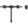 Pfister Courant High Arc Bridge Kitchen Faucet With Side Sprayer, 2-Handle Design, Rustic Bronze Finish, Water-Efficient, Easy Installation