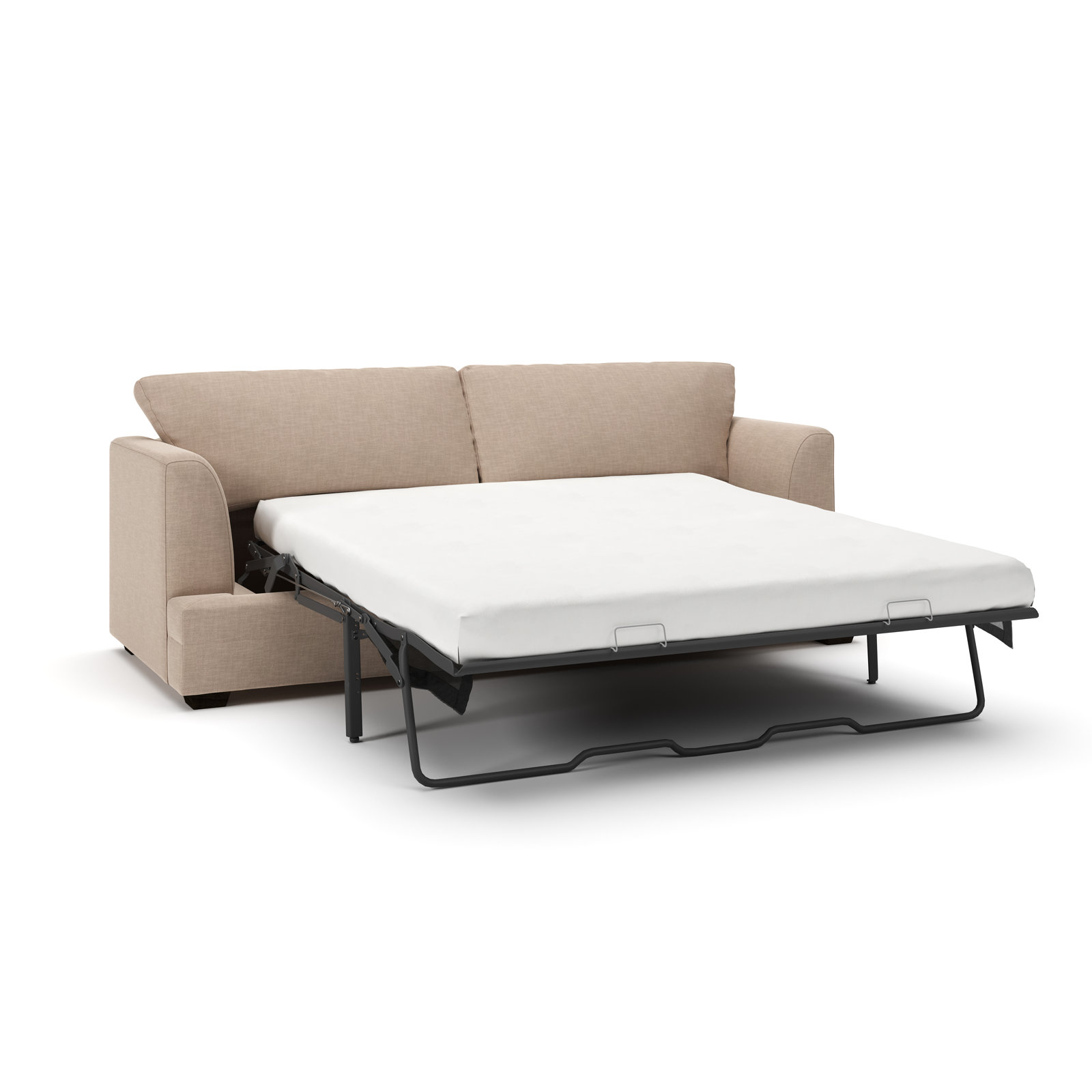 Edan 92'' Sleeper Sofa, Conversation Linen Basketweave