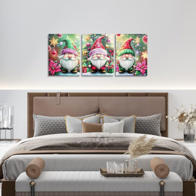 3 Piece Wrapped Canvas Wall Art