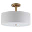 Clara 3-Light 40.64cm Semi Flush Mount