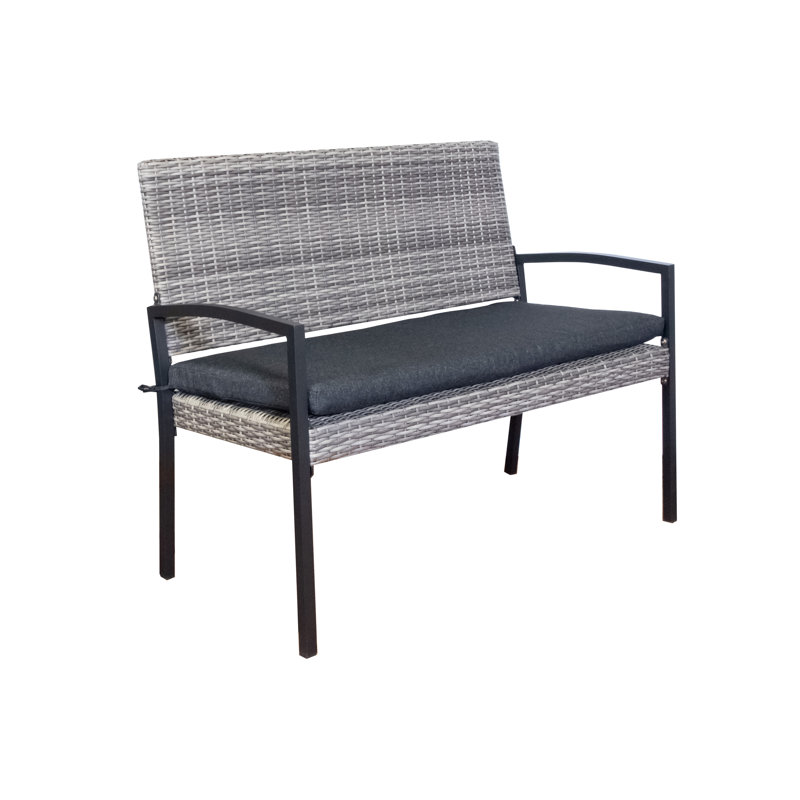 Rousseau Powder Coated Aluminum Outdoor Bench