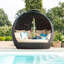 Eastlake Rattan Daybed - Grey-36527968
