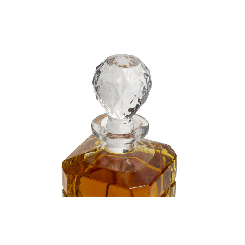 Carafe à décanter en verre 30 oz avec bouchon orné Achol Mercer41