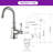 10.9"H Solid Brass Single-Handle Bathroom Sink Faucet-115323078