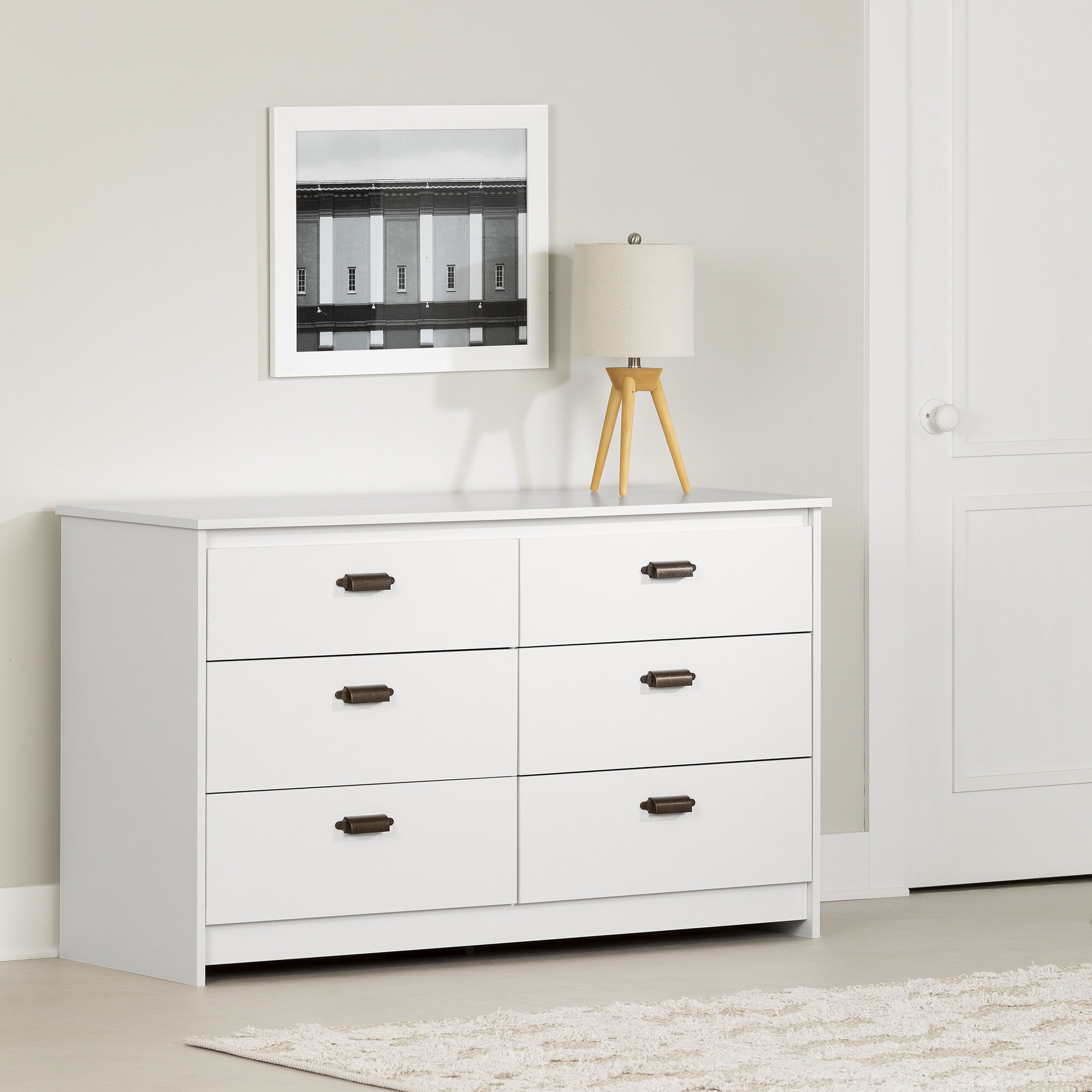 South Shore Hulric 6 - Drawer Dresser & Reviews | Wayfair