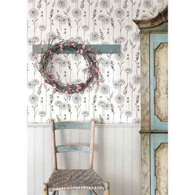 Peel & Stick Floral Roll