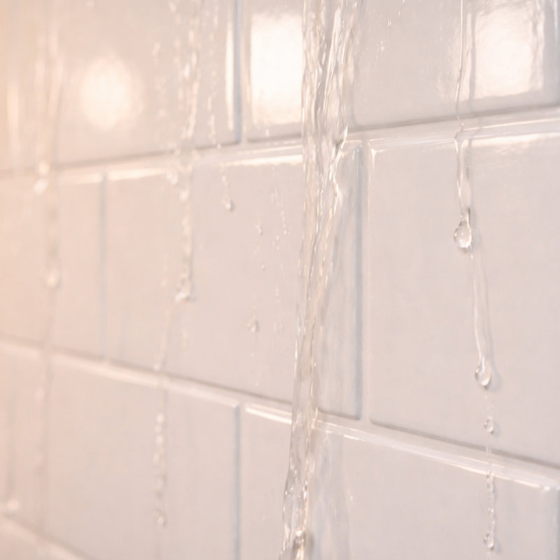 Subway Tile - Mirroflex - Tub and Shower Wall Panel - Gloss White