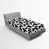 Charcoal Gray/White Animal Print is out of stock