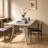 Industrial style rectangular dining table-111618727