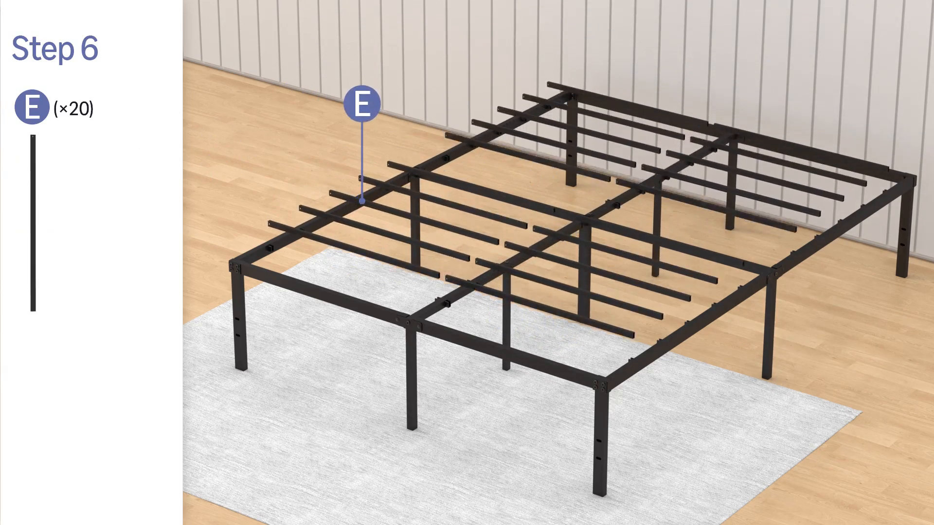 Four Hands Sophia King Bed - Portland Cream, image size:1920x1080