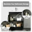Ensemble de meuble-lavabo simple 24 po noir