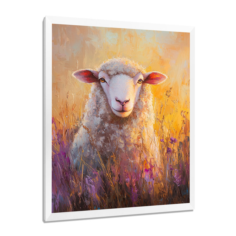 Donnisha - Animals Canvas Wall Art, 20" H x 12" W, Framed Print without Mat, White