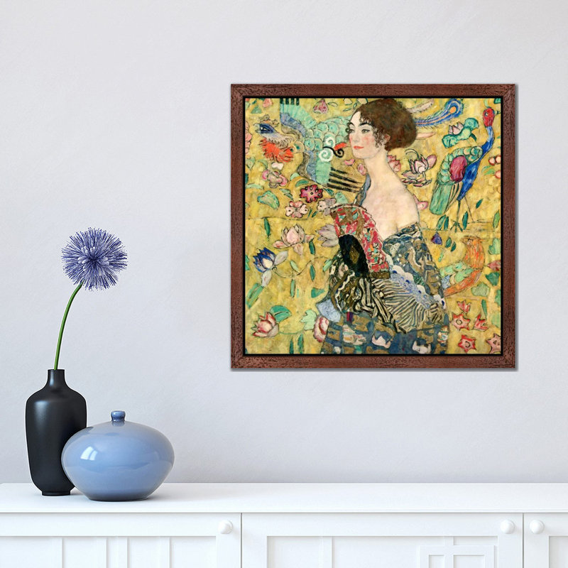 Print on Canvas, 66.04cm H x 66.04cm W x 3.81cm D, Brown Floater Framed