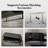 Electric Adjustable Height Standing Desk with Drawers and Memory Controller, Computer Home Office Desk-1207870063-1207870048