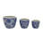 Elegant Ceramic Stoneware Planter Set - Decorative, Durable, and Stylish - Handcrafted Detailing - High-Quality Construction - Ideal for Enhancing Home or Office Decor - Set of 3-1833755331