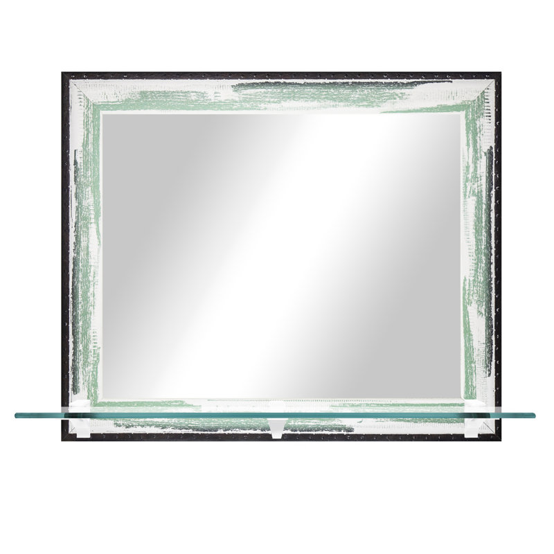 Benney Solid Wood Flat Wall Mirror