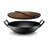 Nutrichef 14'' Non-Stick Cast Iron Wok with Lid