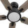 52'' Smart Ceiling Fan With Remote, Light Kit Included，Works With Google Assistant And Amazon Alexa,Siri Shortcut.