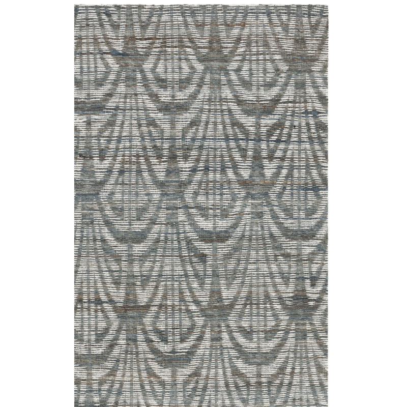 Tapis géométrique tissé à la main Laumer, Rectangle 4 pi x 6 pi