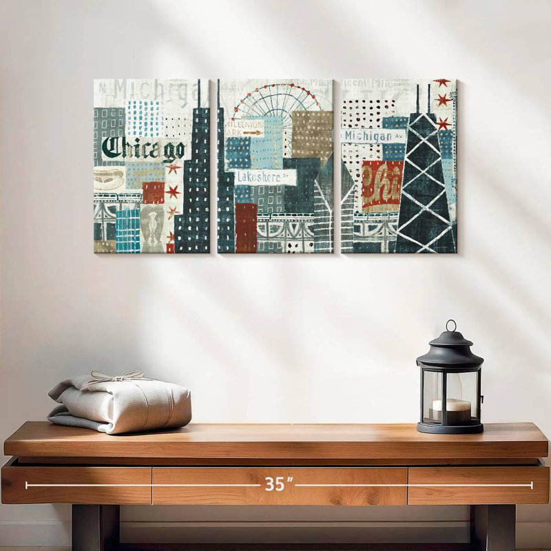 Senne Hey Chicago, H 12 po x l 26 po