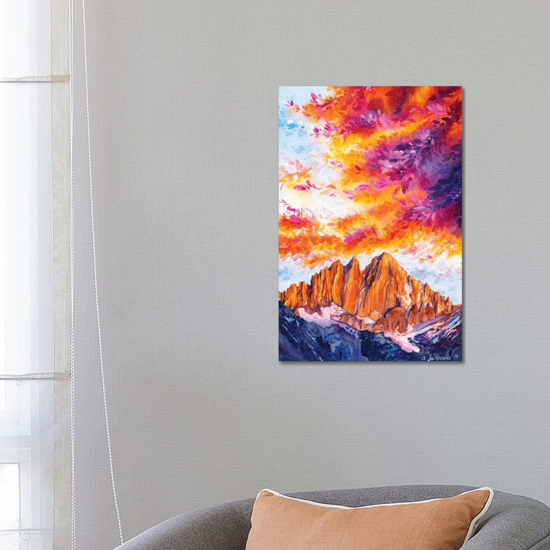 On Fire by Andrea Fairservice - Painting on Canvas, 66.04 cm H x 45.72 cm W x 3.175 cm D, Wrapped Canvas