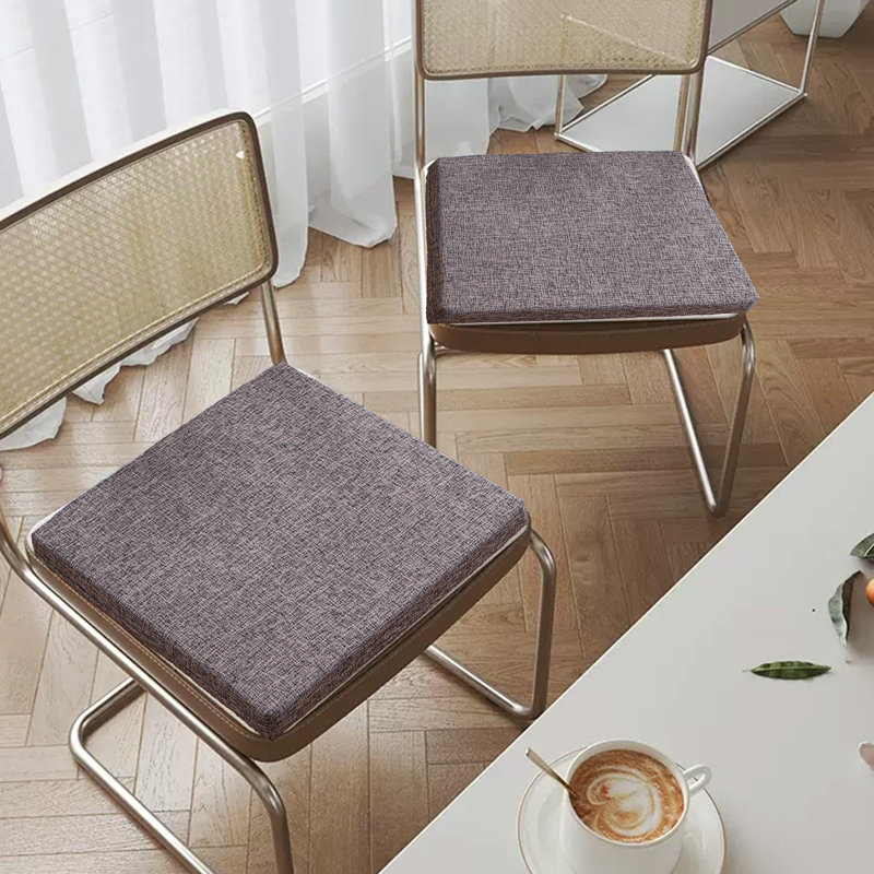 1Pcs Dining Chair Cushions Chair Cushion Can Disassembled And Washed Home Or Office Chair Seat Cushion Thickened Sponge Pad Antiskid Strap Designs