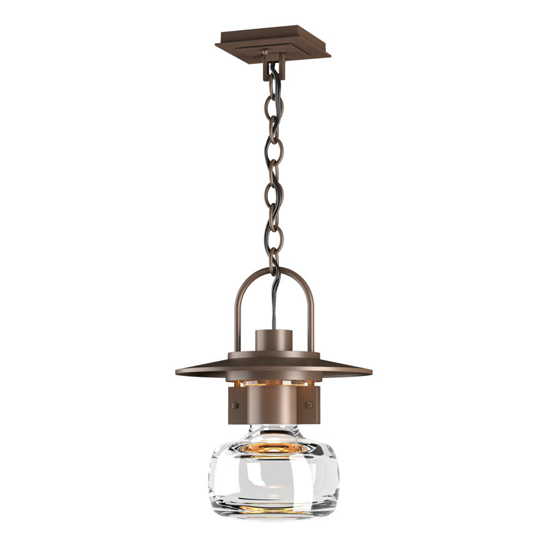 Mason 1 - Light Outdoor Pendant, Coastal Bronze, 14.6" H x 11.3" W x 11.3" D