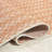 Chevron Modern Concentric Squares Orange/Cream Indoor/Outdoor Rug-69807535